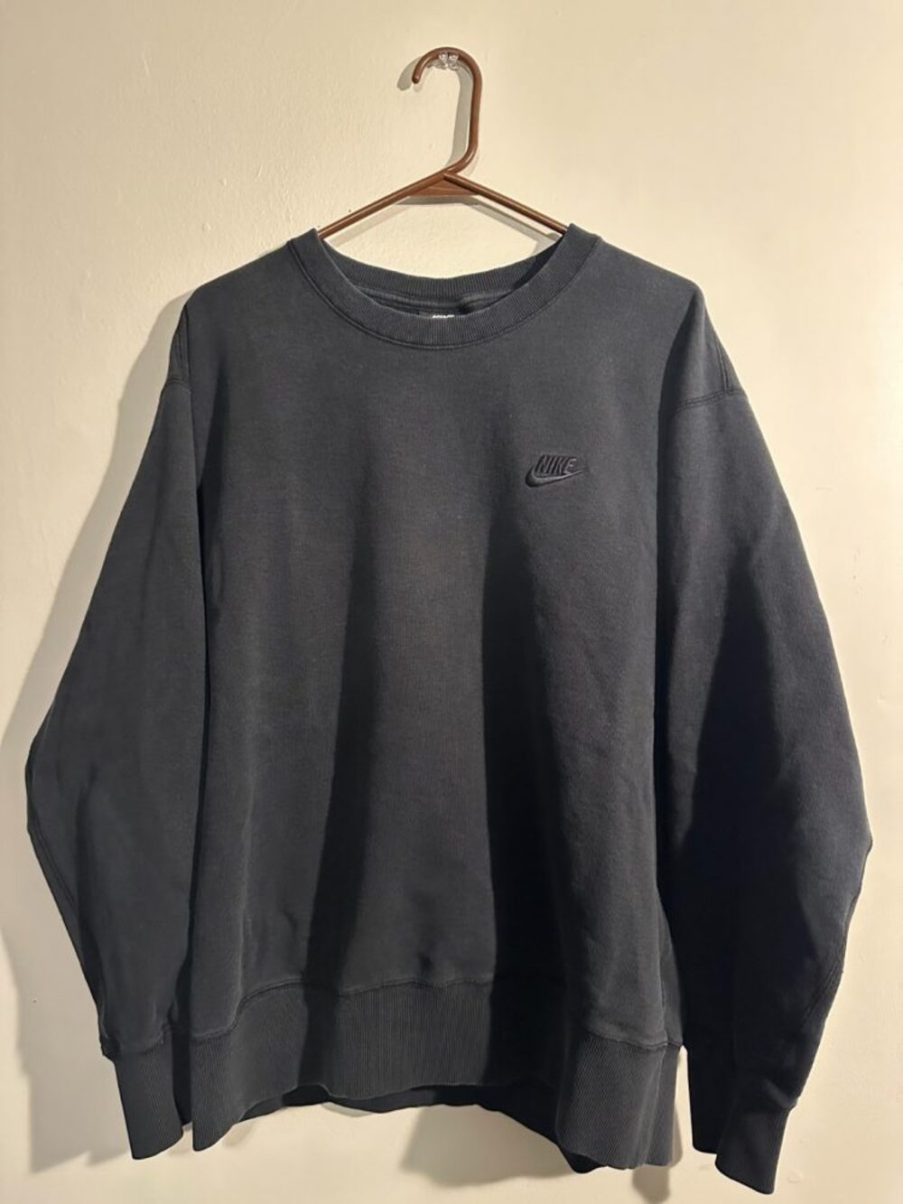 Nike Sportswear Classic 100% Cotton Crewneck Sweatshirt - Size [L]